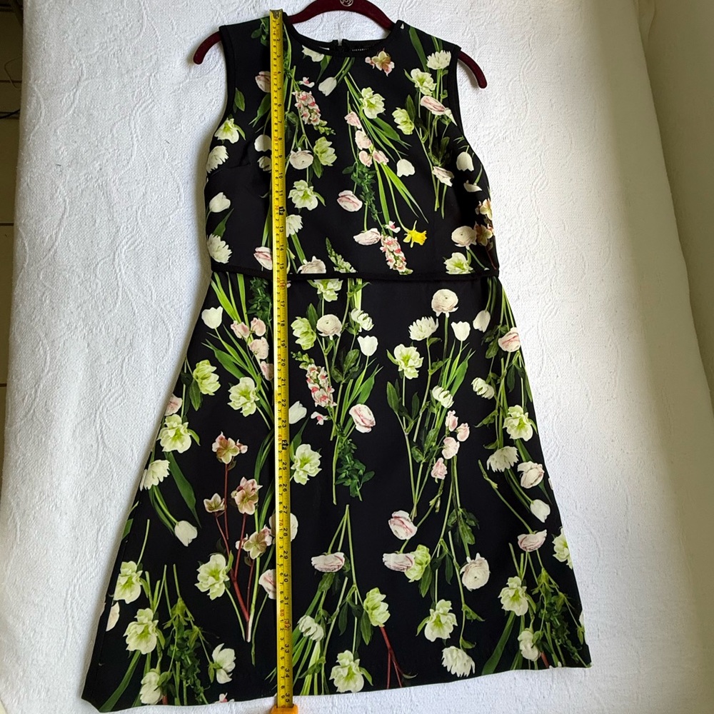 Victoria Beckman for Target Floral Sleeveless Piece Size M Black Green NWOT - Picture 7 of 12